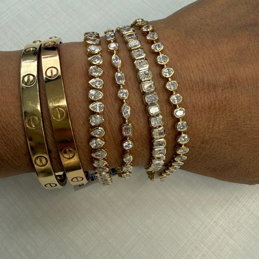 14k lab  Tennis Bracelets choose one - Women Jewelry